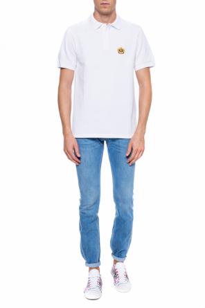 Logo-embroidered polo, zdjęcie 2 Logo-embroidered polo od Burberry